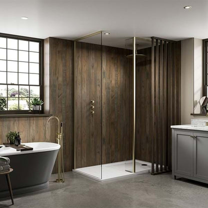 Hydraset Salvaged Plank Elm 1200 x 2400 Square Edge Wall Panel