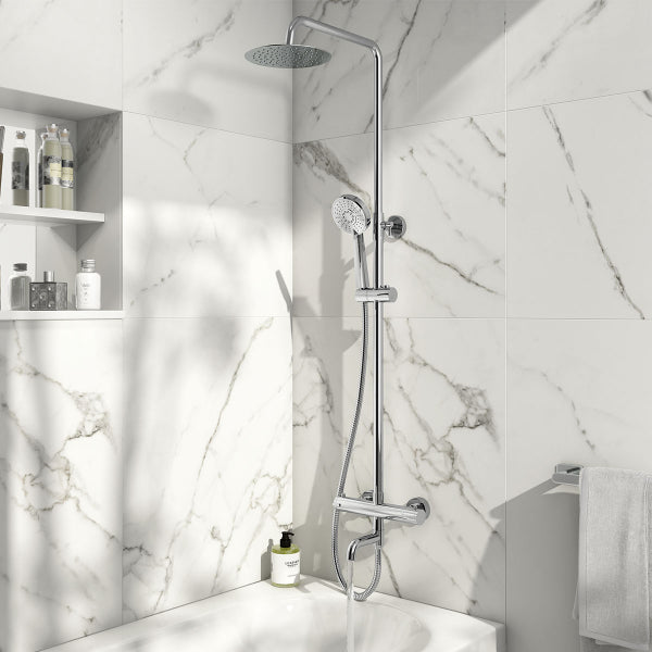 Fairford Partis Chrome Exposed Shower Kit