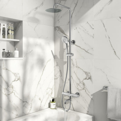 Fairford Partis Chrome Exposed Shower Kit