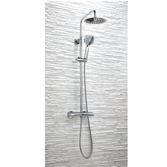 Fairford Puro Chrome Exposed Shower Kit