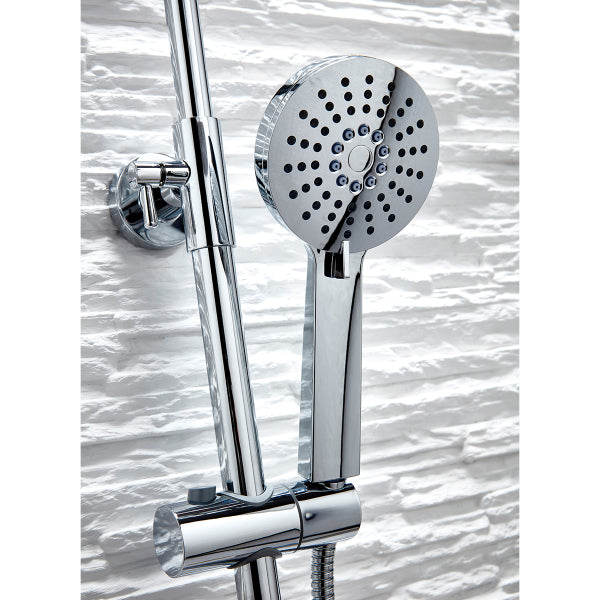 Fairford Puro Chrome Exposed Shower Kit
