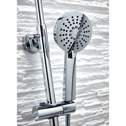 Fairford Puro Chrome Exposed Shower Kit