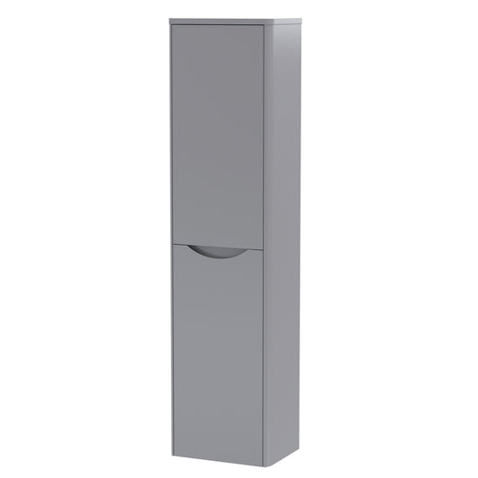 Fairford Eclipse 350mm Satin Grey Tall Storage Unit