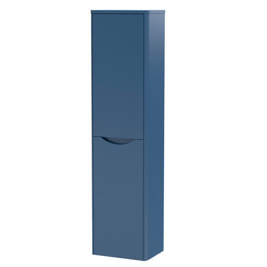 Fairford Eclipse 350mm Satin Blue Tall Storage Unit