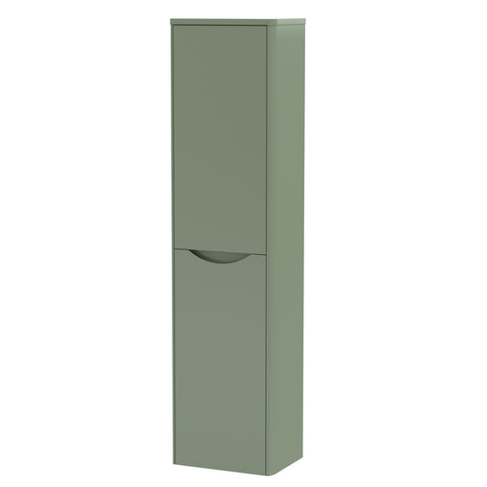 Fairford Eclipse 350mm Satin Green Tall Storage Unit