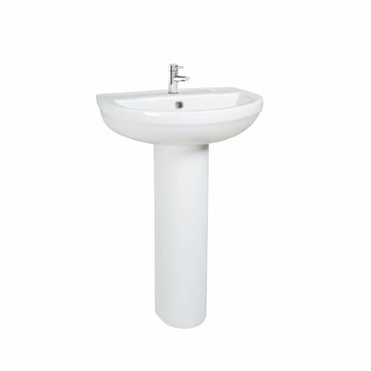 Fairford Carris Basin with Full Pedestal