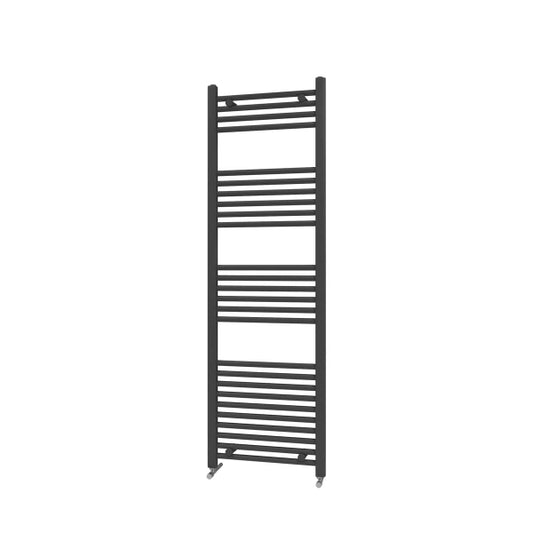 Fairford Strive Towel Radiator - 1600mm X 500mm - Black