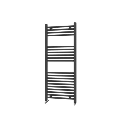 Fairford Strive Towel Radiator - 1200mm X 600mm - Black