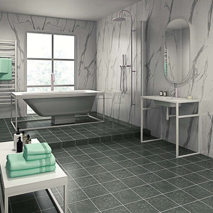 Hydraset Statuario Marble Square Edge 2400 x 1200