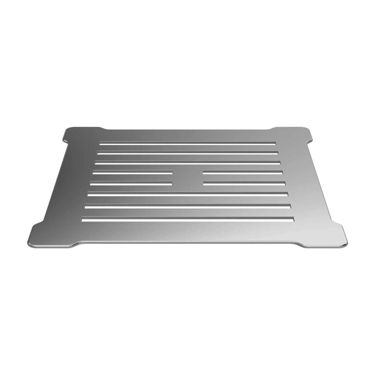 Square Shower Waste with Chrome Top for Slate Trays
