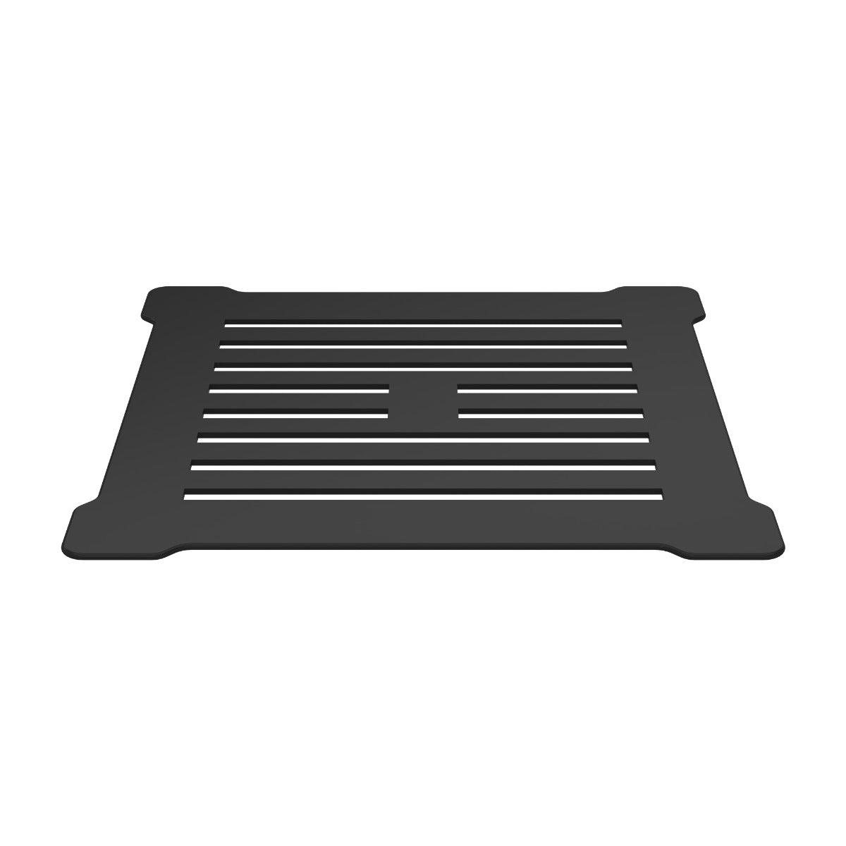 Square Shower Waste with Black Top for Slate Trays