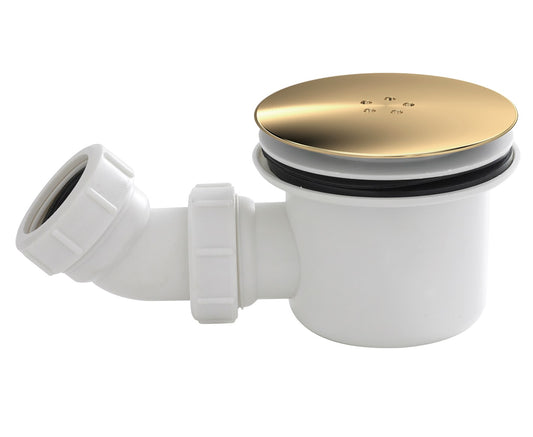 Fairford Brushed Brass 90mm Fast Flow Shower Waste