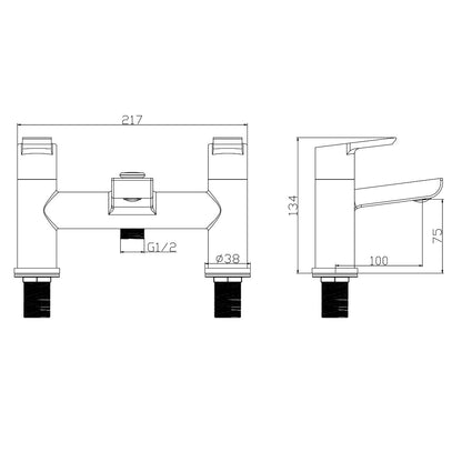 Fairford Icon2 Bath Shower Mixer