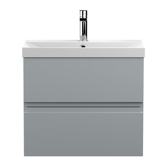 Fairford Finesse 600mm Satin Grey Wall Hung Vanity Unit