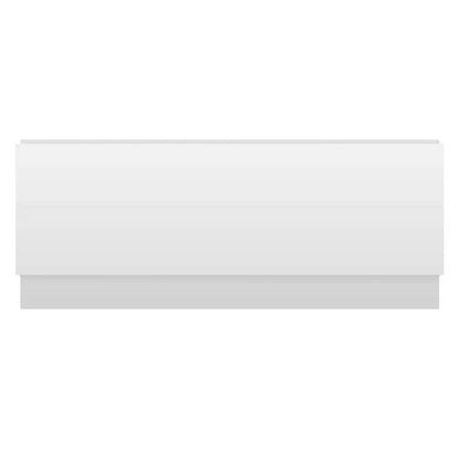 Fairford MDF White Straight Side Panel with Plinth, 1500mm