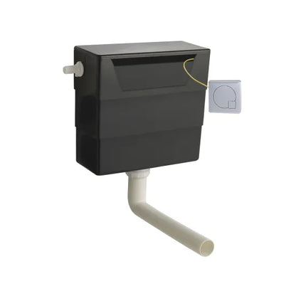 Fairford Tirer Concealed Cistern with Chrome Square Button