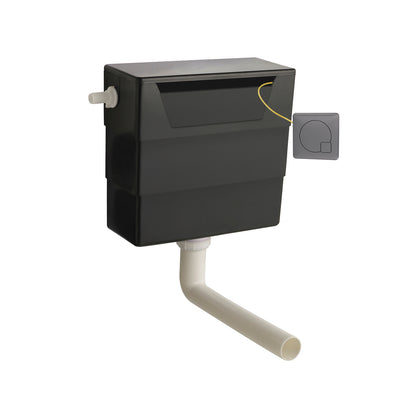 Fairford Tirer Concealed Cistern with Gunmetal Square Button