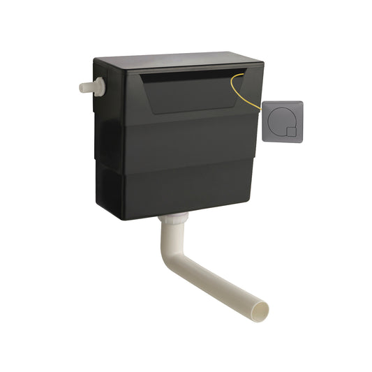 Fairford Tirer Concealed Cistern with Gunmetal Square Button