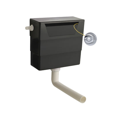 Fairford Tirer Concealed Cistern with Chrome Traditional Button