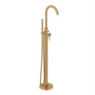 Fairford Element Brushed Brass Freestanding Bath Shower Mixer