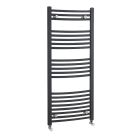Fairford Curved 1150 x 500mm Anthracite Ladder Towel Rail