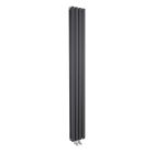 Fairford Compact Double Column 1800 x 236mm Anthracite Radiator