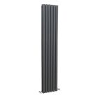 Fairford Holus Double Panel Vertical 1800 x 354mm Anthracite Radiator