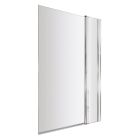 Fairford 6mm Straight Shower Bath Screen with Fixed Panel