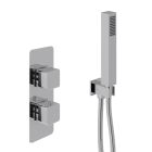 Fairford Una Concealed Shower Kit with Handset, Chrome