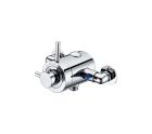 Fairford Modern Chrome Exposed Concentric Shower Valve, 1 Outlet