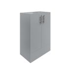 Fairford Connect 600mm Gloss Grey Base Unit, 2 Door