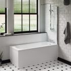 Fairford Novus Bath Pack with Bath, Rectangular Screen, Tap, Shower and Panel