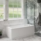 Rivato Florence Bath Pack with Bath, 5mm Bath Screen, Tap, Shower and Panel