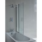 Britton Bathrooms 6mm Bath Screen with Fixed Panel