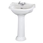 Fairford Winchester Pro 500mm 1 Tap Hole Basin and Pedestal