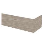 Fairford MDF Driftwood Straight Side Panel w/Plinth, 1700mm