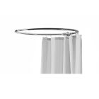 Fairford Hexam Wall Mounted Shower Curtain Ring, Chrome