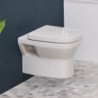 Britton Bathrooms MyHome Wall-Hung Toilet with seat