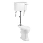 Burlington Standard Medium Level Toilet with 520 Lever Cistern