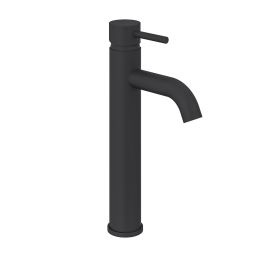 Fairford Element 5 Matt Black High Rise Basin Mixer