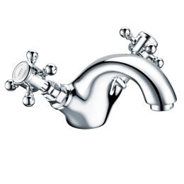 Fairford Winchester Basin Mixer with Push Button Waste