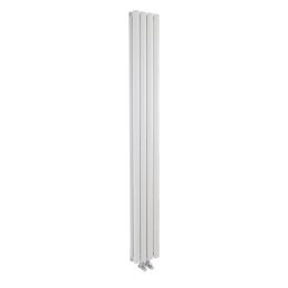 Fairford Compact Double Column 1800 x 236mm White Radiator