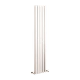 Fairford Holus Double Panel Vertical 1800 x 354mm White Radiator