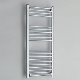 Fairford Straight 1200 x 500mm Chrome Electric Towel Rail - Thermostatic Control