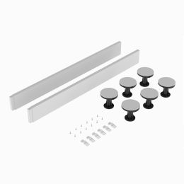 Rivato Gloss White Shower Tray Leg Kits with Plinth.  Suitable for 700-900mm Rivato Trays