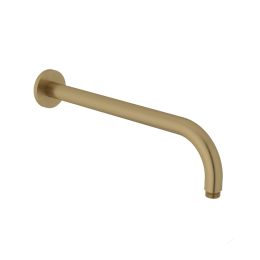 Fairford Element Brushed Brass 300mm Round Wall Mounted Arm