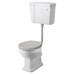 Fairford Hexam Low Level Raised Cistern Toilet, no Seat