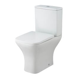 Fairford Grove Close Coupled Rimless Toilet with Wrapover Seat