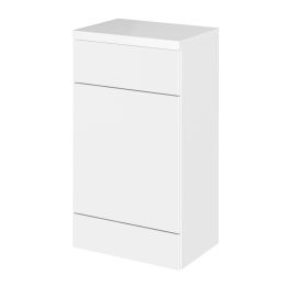 Fairford Union 500mm Full Depth Gloss White WC Unit with Top