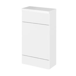 Fairford Union 500mm Slimline Gloss White WC Unit with Top